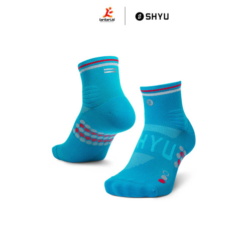 SHYU - Quarter Crew - Sapphire - Chrome - Red